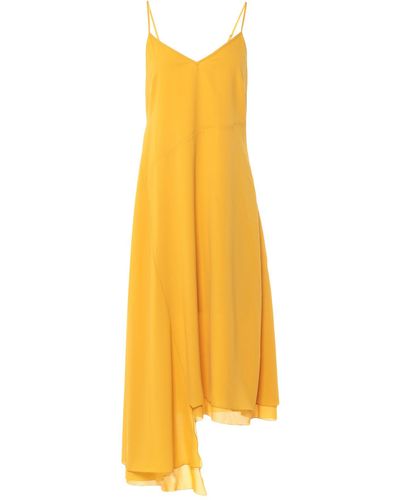 Patrizia Pepe Midi Dress - Yellow