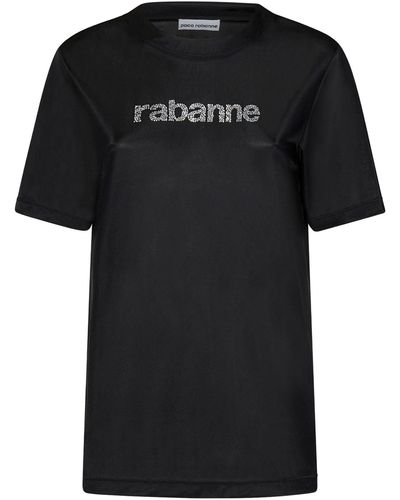 Rabanne T-shirts - Schwarz