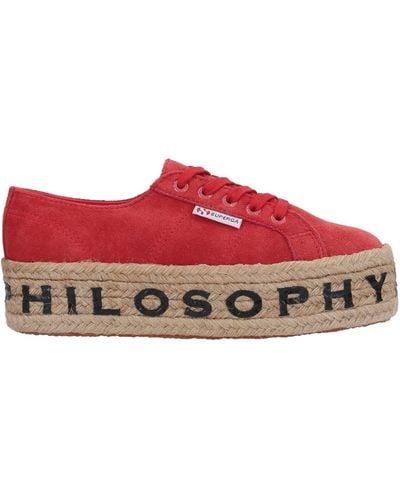 Red Superga Sneakers for Women | Lyst