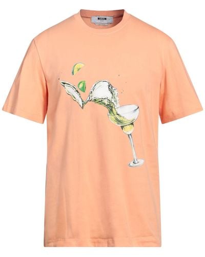 MSGM Camiseta - Naranja