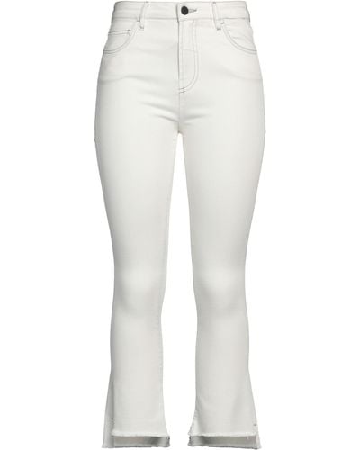 Liviana Conti Pantaloni Jeans - Bianco