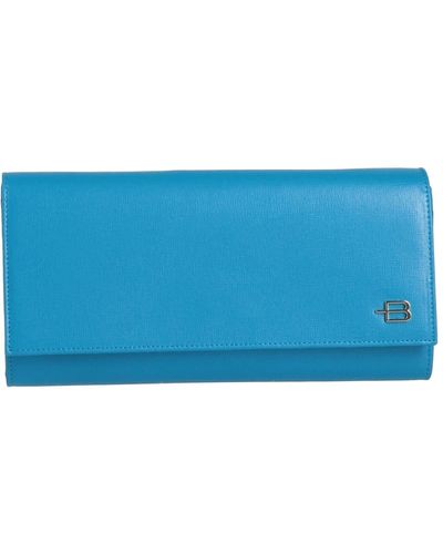 Baldinini Azure Wallet Soft Leather - Blue