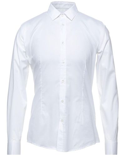 Grey Daniele Alessandrini Shirt - White