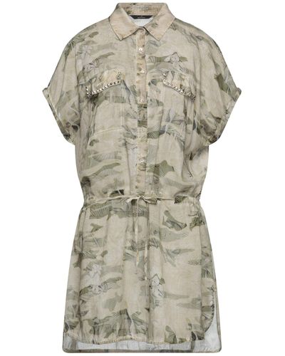 Mason's Military Mini Dress Lyocell - Gray