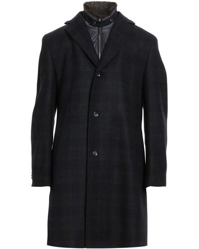 EDUARD DRESSLER Midnight Coat Wool, Polyamide - Black
