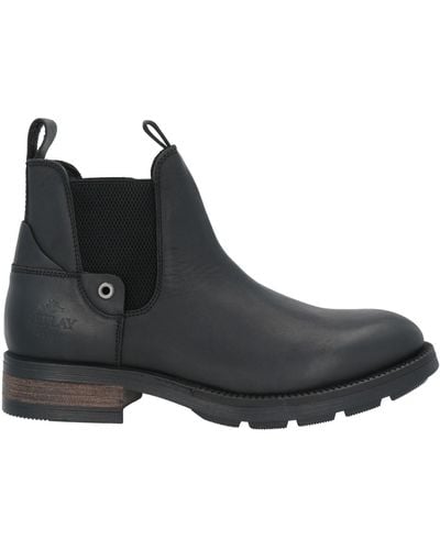 Replay Ankle Boots Leather - Black