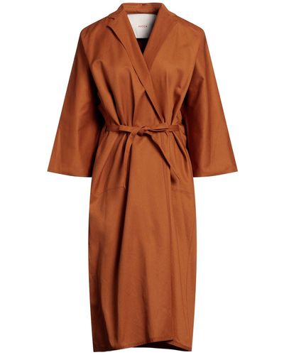 Jucca Overcoat & Trench Coat - Brown