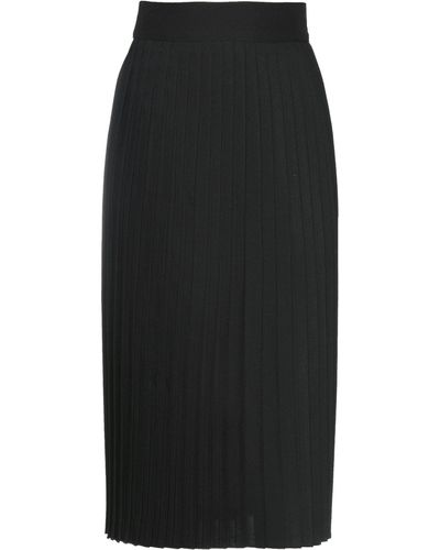 L'Autre Chose Midi Skirt - Black