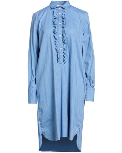 Aglini Midi Dress - Blue