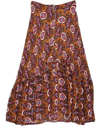 Leon & Harper Midi Skirt - Multicolor