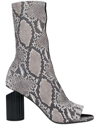 Roberto Cavalli Ankle Boots Soft Leather - Gray