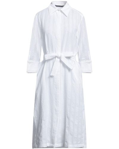 Brian Dales Midi Dress - White