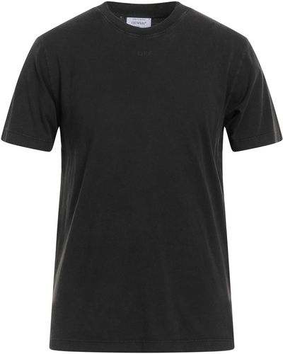 Off-White c/o Virgil Abloh Moon Cotton T Shirt - Black