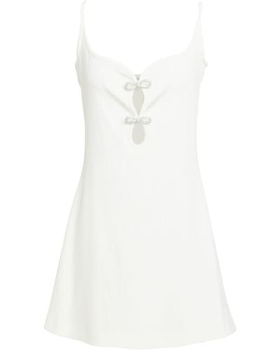 Mach & Mach Mini-Kleid - Weiß