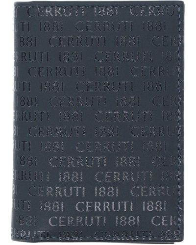 Cerruti 1881 Midnight Document Holder Soft Leather - Blue