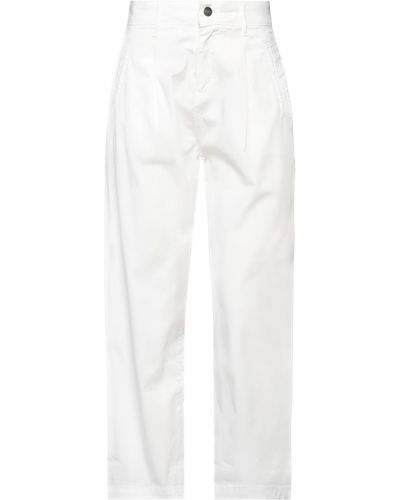 KLIXS Cropped Trousers - White