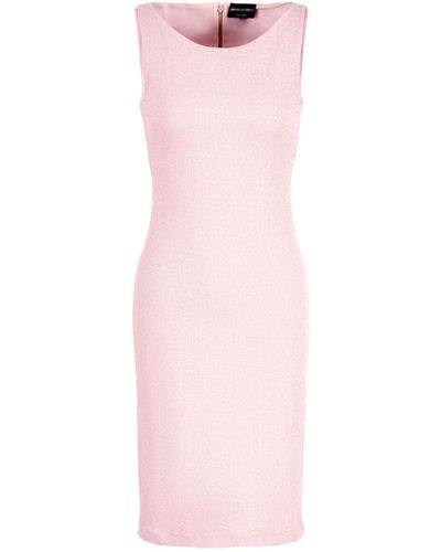 Emporio Armani Midi-Kleid - Pink