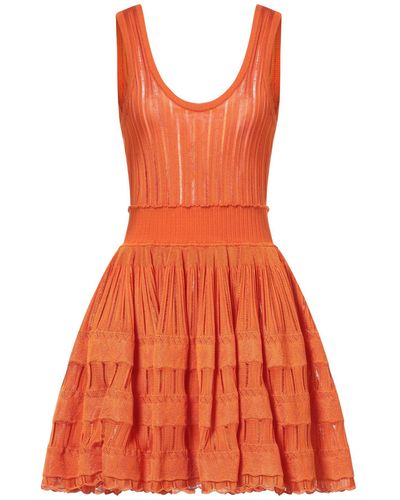 Alaïa Mini Dress - Orange