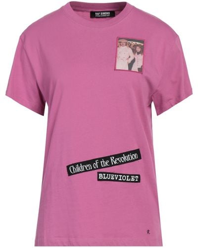 Raf Simons Camiseta - Rosa