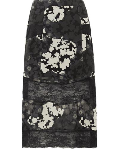 McQ Midi Skirt - Black