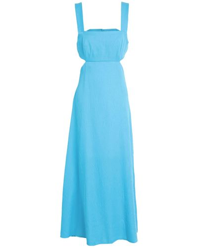 TOPSHOP Midi Dress - Blue