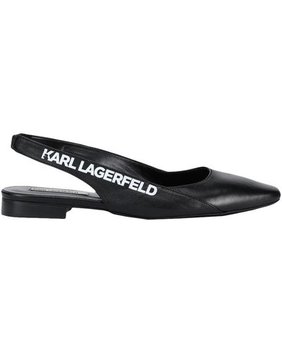 Karl Lagerfeld Ballet Flats - Black