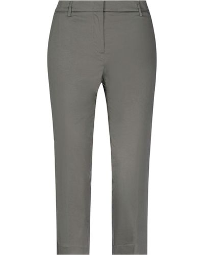Mauro Grifoni Cropped Trousers - Grey