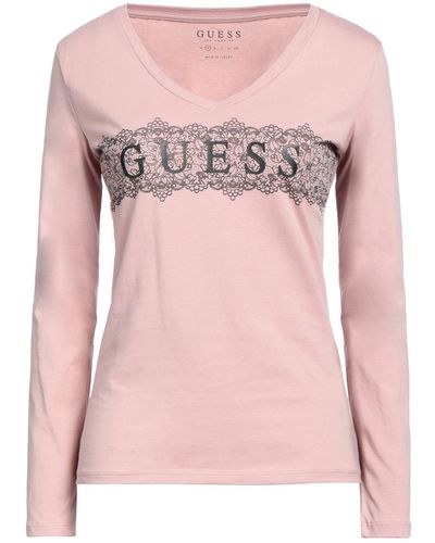 Guess Blush T-Shirt Cotton - Pink