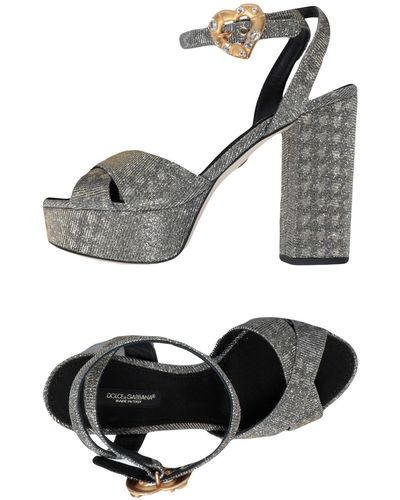 Dolce & Gabbana Sandals - Metallic