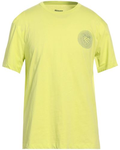 Blauer T-shirt - Yellow