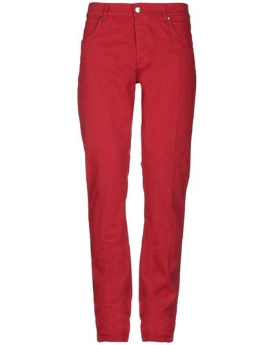 E.MARINELLA Pantaloni Jeans - Rosso