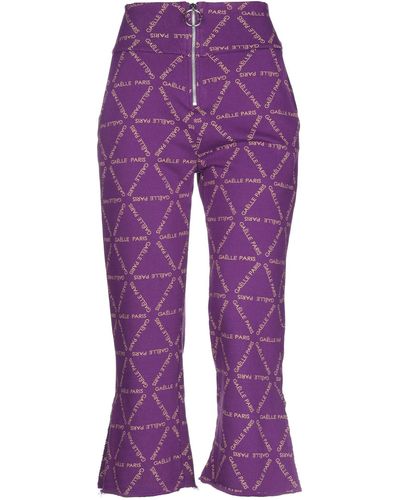 Gaelle Paris Pants - Purple