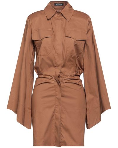 ACTUALEE Short Dress - Brown