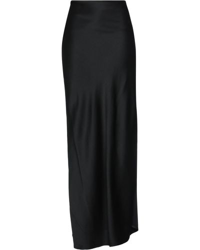 Ann Demeulemeester Maxi-Rock - Schwarz