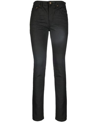Saint Laurent Pantalon en jean - Noir