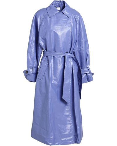 TOPSHOP Overcoat & Trench Coat - Blue