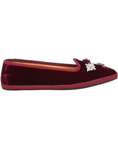 Giannico Loafers - Red