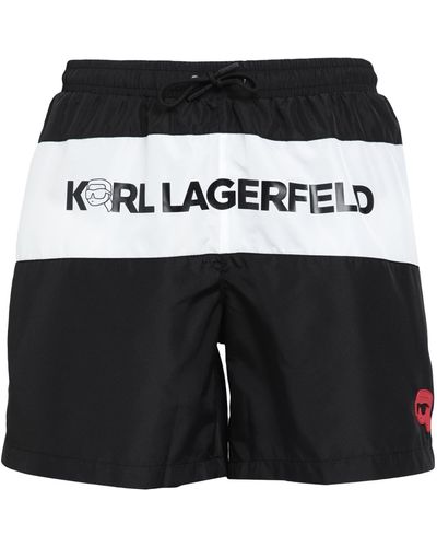 Karl Lagerfeld Boxer Da Mare - Nero