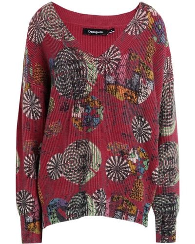 Desigual Pullover - Rojo