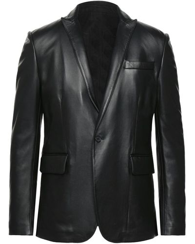 Les Hommes Suit Jacket - Black