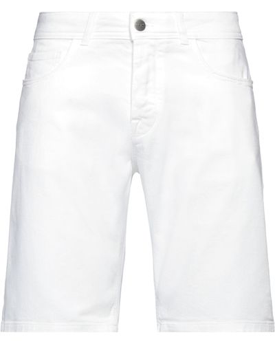 Reign Denim Shorts - White