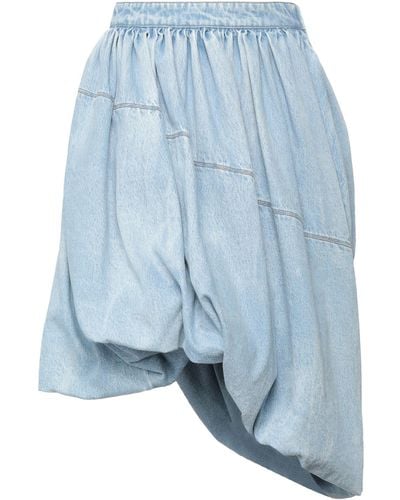 we11done Midi Skirt Cotton - Blue