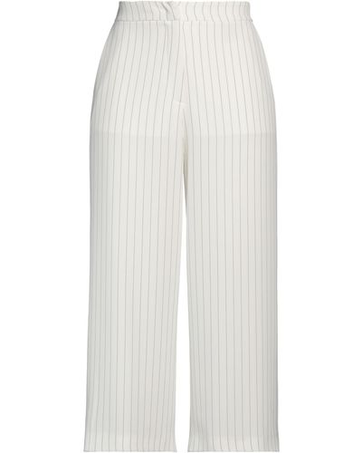 FEDERICA TOSI Cropped Pants - White
