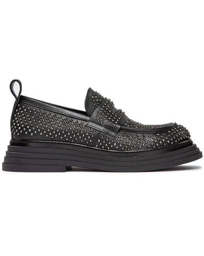 Laura Bellariva Mocasines - Negro