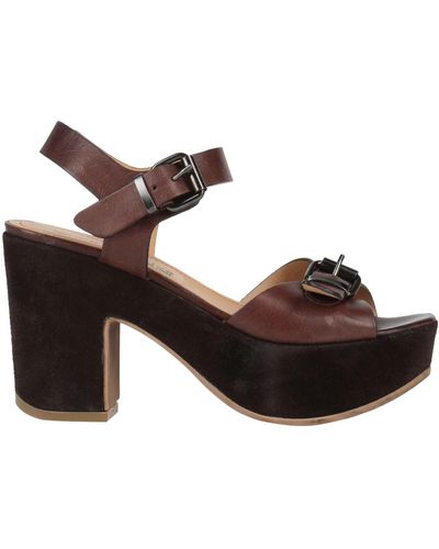 Laura Bellariva Sandals Leather - Brown