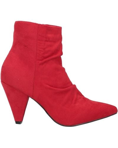 Sexy Woman Ankle Boots - Red