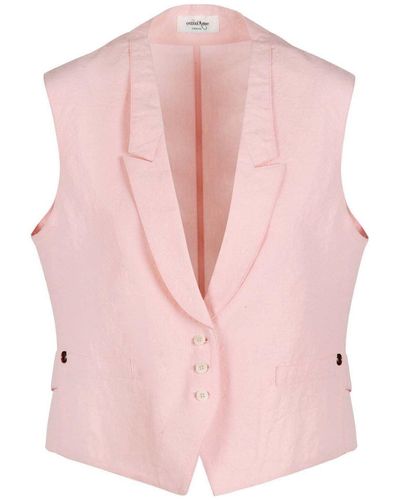 Ottod'Ame Gilet de costume - Rose