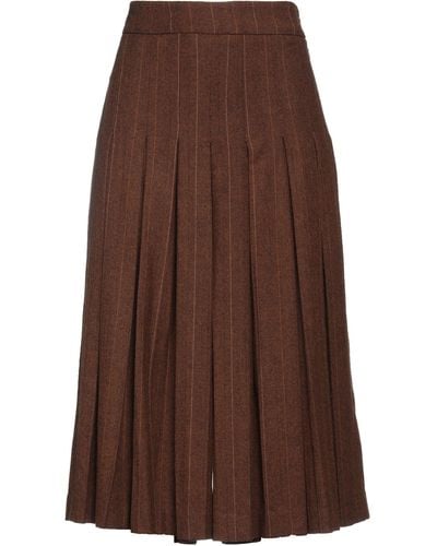 Momoní Cropped Trousers - Brown
