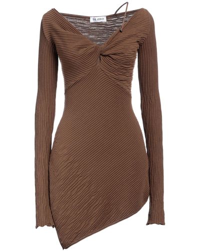 The Attico Mini Dress - Brown