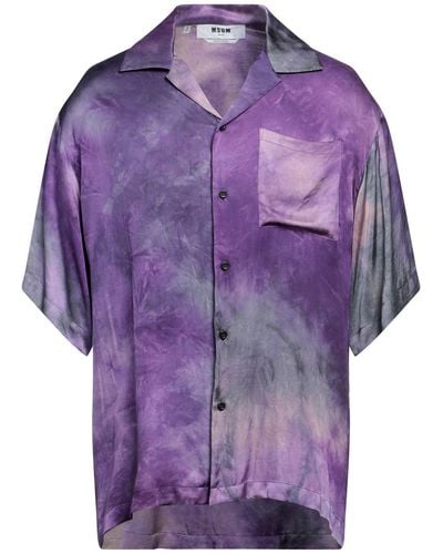 MSGM Camisa - Morado